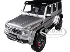 Mercedes Benz G500 4X4 2 Silver 1/18 Model Car Autoart 76318