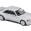 1990 Mercedes Benz 560 SEC AMG WideBody Silver Metallic 1/43 Diecast Model Car Solido S4310903