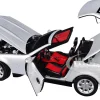 1996 Mercedes-Benz SLK Convertible Brilliant Silver Metallic 1/18 Diecast Model Car by Norev