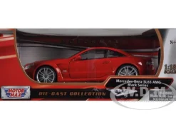 Mercedes SL65 AMG Black Series (R230) Red 1/18 Diecast Model Car Motormax 79161