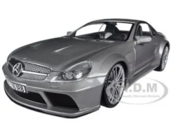 Mercedes SL65 AMG Black Series (R230) Grey 1/18 Diecast Model Car Motormax 79161