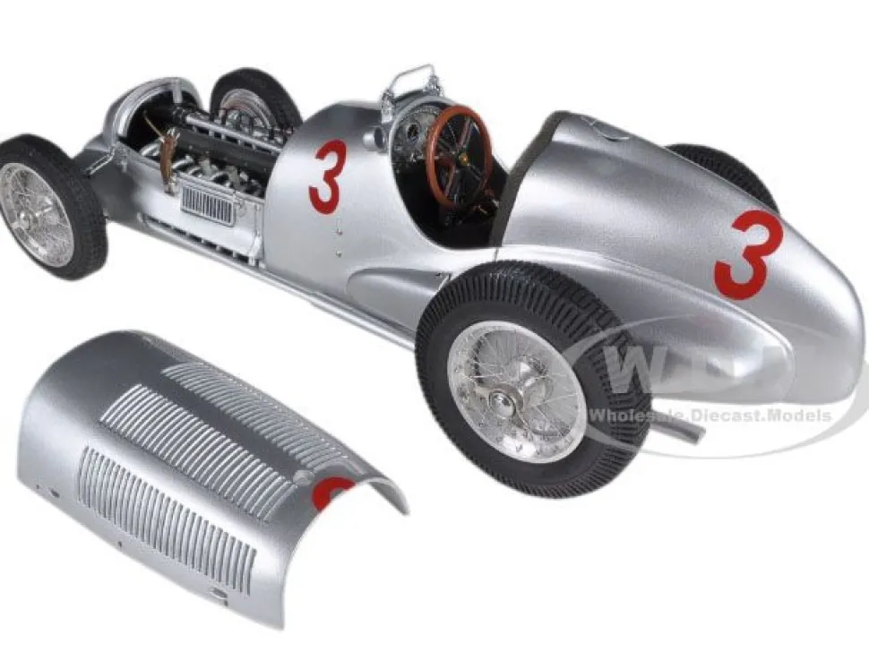 Mercedes W125 #3 Manfred von Brauchitsch 1937 GP Donington Limited to 1000pc Worldwide 1/18 Diecast Model Car CMC 115