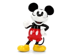 1951 Mercury Coupe Black with Flame Graphics and Red Interior and Mickey Mouse Diecast Figure