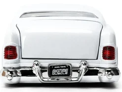 1951 Mercury Coupe White with Gold Flames