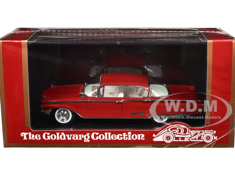 1960 Mercury Park Lane 4 Door Sedan Signal Red with White Interior Limited Edition to 200 pieces Worldwide 1/43 Model Car by Goldvarg Collection