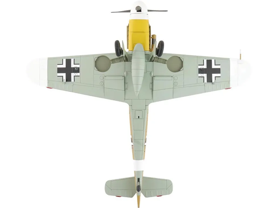 Messerschmitt Bf 109F-4 Fighter Aircraft "Marseille, Yellow 14, 3./JG27, Egypt" (1942) German Luftwaffe "Air Power Series" 1/48 Diecast Model by Hobby Master