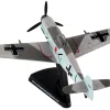 Messerschmitt Bf 109 Fighter Aircraft Black 1 Ace Adolf Galland German Luftwaffe 1/87 Diecast Model Airplane Postage Stamp PS5336-5