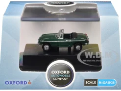 MG MGB Roadster RHD (Right Hand Drive) British Racing Green 1/148 (N) Scale Diecast Model Car by Oxford Diecast