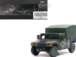 M998 HMMWV "2nd Battalion, 3rd Field Artillery Regiment, 1st Armored Division, Stationed in Germany" (1999) United States Army "Military Miniature" Series 1/64 Diecast Model by Panzerkampf