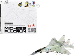 Mikoyan MiG-29S Fulcrum-C Fighter Aircraft "Hero of Russia General Sulambek Oskanov, Lipetsk AB, Russia" (2018) Russian Air Force 1/72 Diecast Model by JC Wings