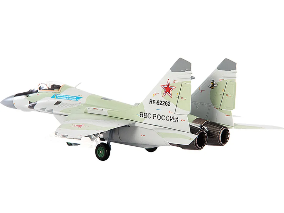 Mikoyan MiG-29S Fulcrum-C Fighter Aircraft "Hero of Russia General Sulambek Oskanov, Lipetsk AB, Russia" (2018) Russian Air Force 1/72 Diecast Model by JC Wings