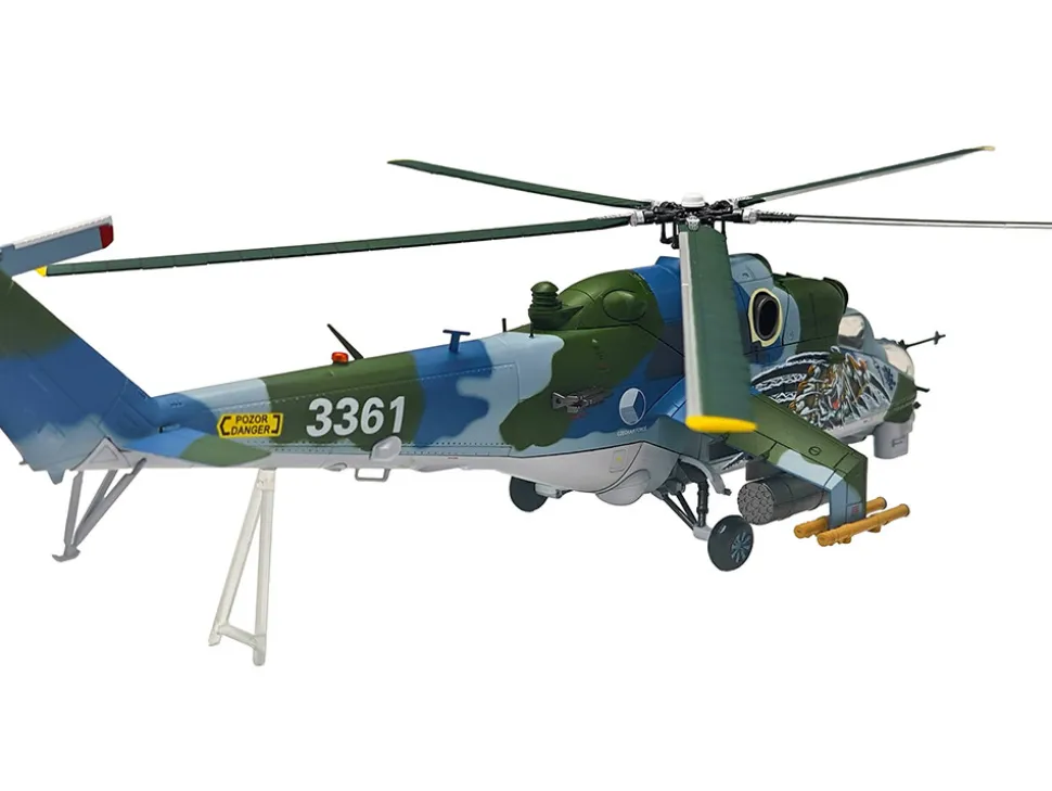 Mil Mi-35 (Mi-24V) Hind Helicopter "3361, 221 Squadron, 22 Wing, NATO Tiger Meet, Cambrai, France" (2011) Czech Air Force 1/48 Diecast Model by Bless Wing