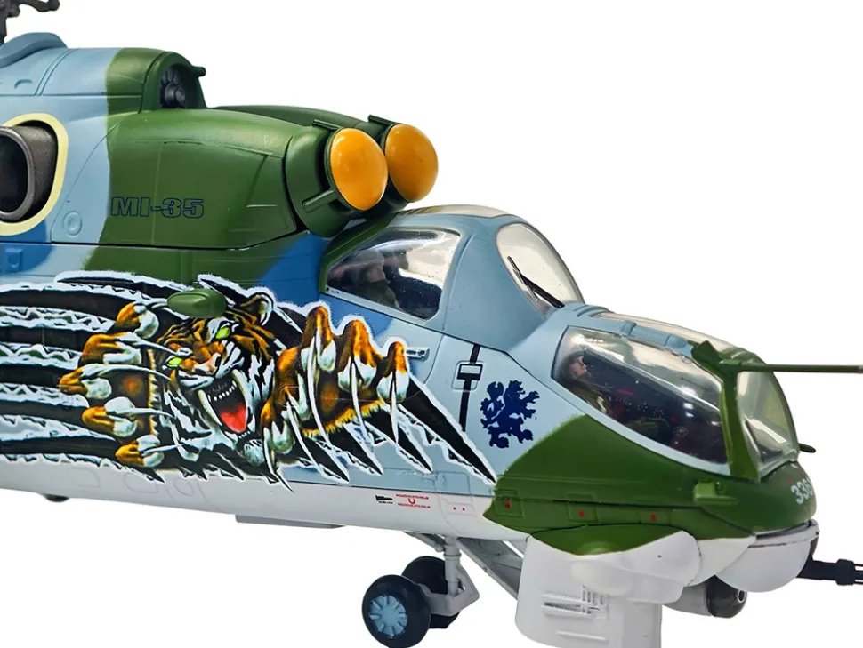 Mil Mi-35 (Mi-24V) Hind Helicopter "3361, 221 Squadron, 22 Wing, NATO Tiger Meet, Cambrai, France" (2011) Czech Air Force 1/48 Diecast Model by Bless Wing