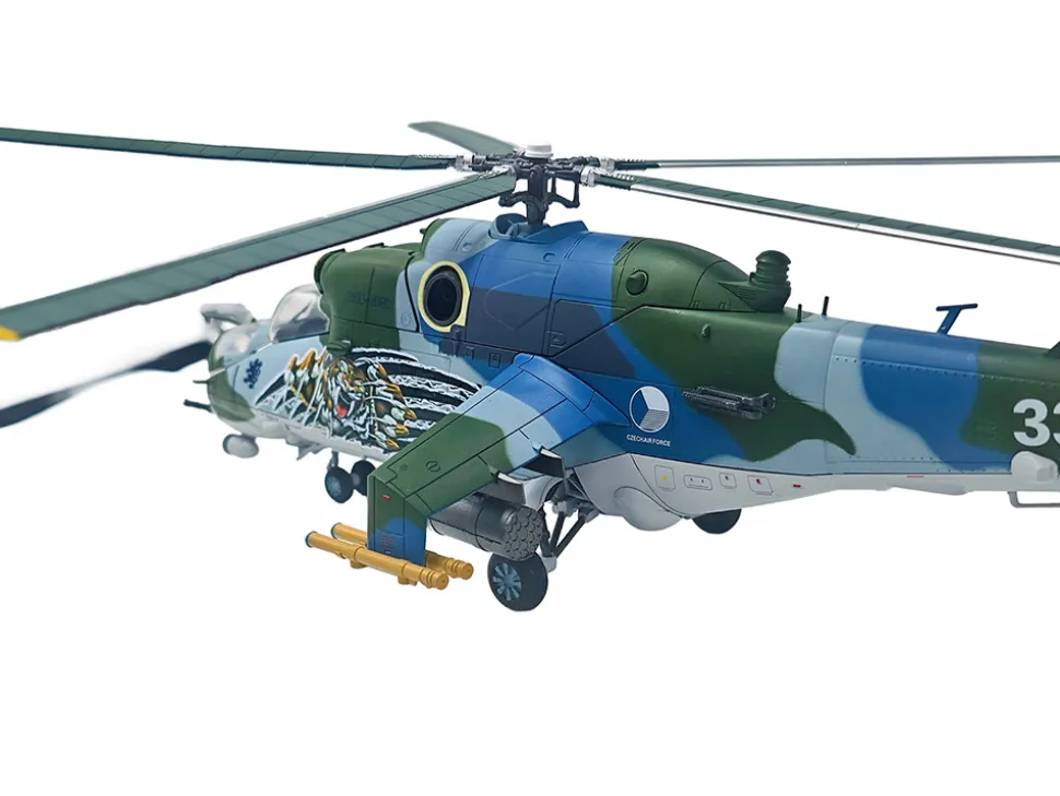 Mil Mi-35 (Mi-24V) Hind Helicopter "3361, 221 Squadron, 22 Wing, NATO Tiger Meet, Cambrai, France" (2011) Czech Air Force 1/48 Diecast Model by Bless Wing