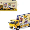 Mitsubishi Fuso Canter Mobile Ad Truck RHD (Right Hand Drive) "OG Beer" Yellow with Graphics "Truck64" Series 1/64 Diecast Model Car by Tarmac Works