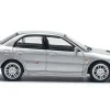 Mitsubishi Lancer Evolution IV RHD (Right Hand Drive) Steel Silver Metallic 1/64 Diecast Model Car by Pop Race
