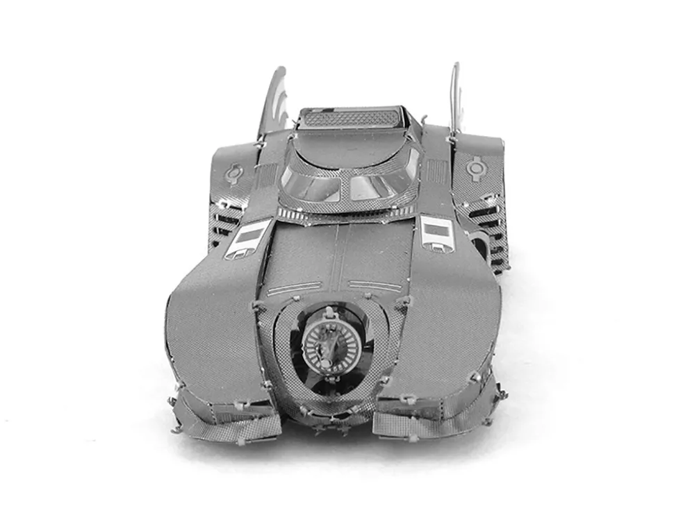 Model Kit 1989 Batmobile "Batman" (1989) Movie (Challenging Difficulty) Steel Model by Metal Earth