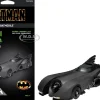 Model Kit 1989 Batmobile Black "Batman" (1989) Movie (Challenging Difficulty) Steel Model by Metal Earth