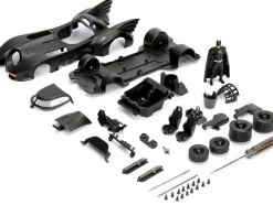 Model Kit Batmobile Matt Black Batman Diecast Figure Batman 1989 Movie Build N' Collect 1/24 Diecast Model Car Jada 30874