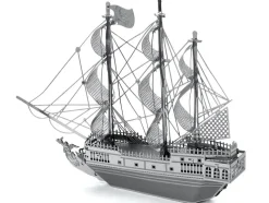 Model Kit Black Pearl Ship (Moderate Difficulty) Steel Model by Metal Earth