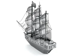 Model Kit Black Pearl Ship (Moderate Difficulty) Steel Model by Metal Earth