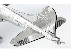 Model Kit Boeing B-17 Flying Fortress Bomber Aircraft (Moderate Difficulty) Steel Model by Metal Earth