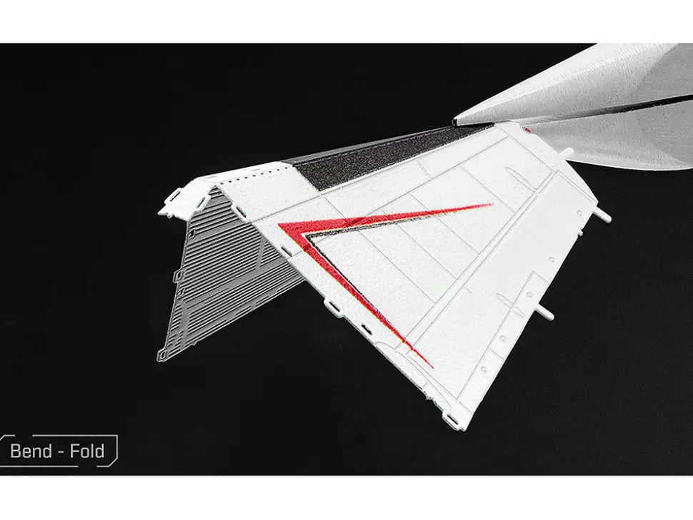 Model Kit Fairchild F-27 Commercial Aircraft "Pacific Alaska" White with Red Stripes (Moderate Difficulty) Steel Model by Metal Earth