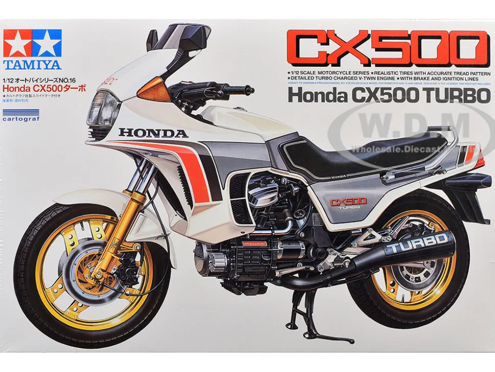 Model Kit Honda CX500 Turbo Motorcycle 1/12 Scale Model by Tamiya