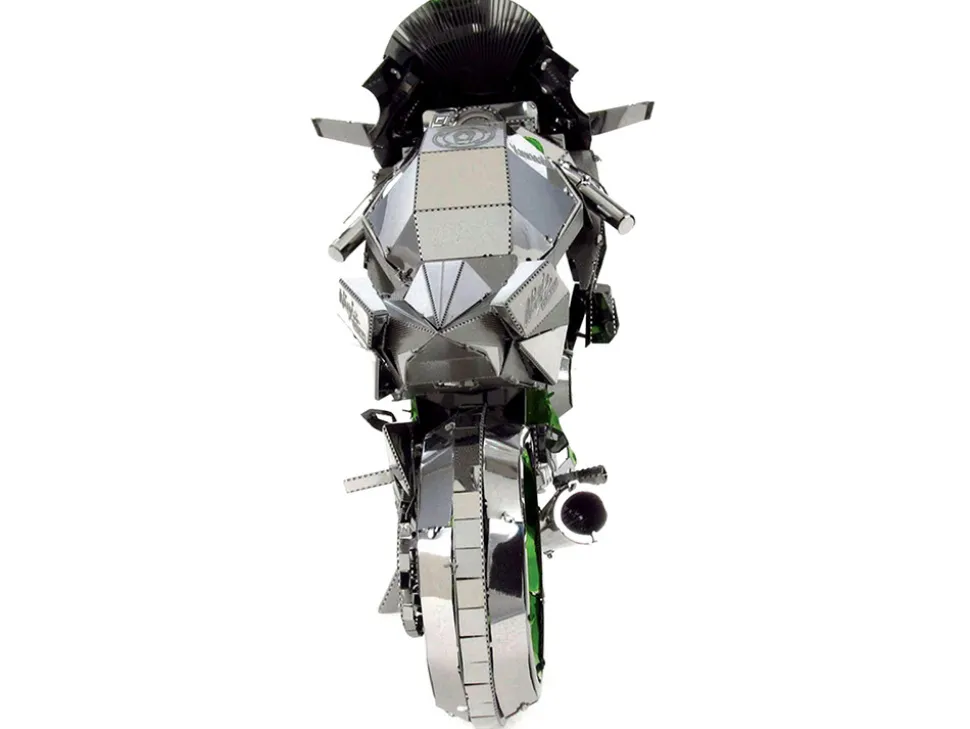 Model Kit Kawasaki Ninja H2R Motorcycle (Expert Difficulty) Steel Model by Metal Earth