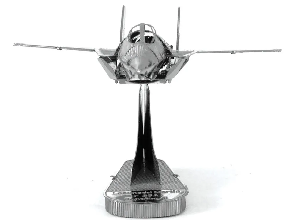 Model Kit Lockheed Martin F-35 Lightning II Aircraft (Moderate Difficulty) Steel Model by Metal Earth