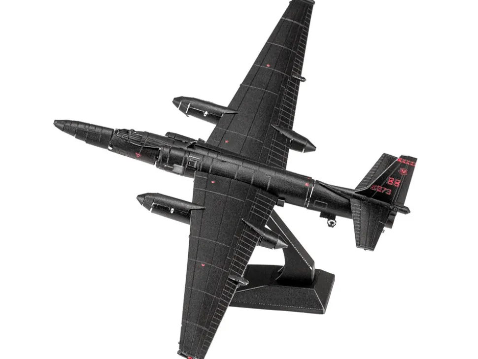 Model Kit Lockheed Martin U-2 Dragon Lady Aircraft "United States Air Force" (Moderate Difficulty) Steel Model by Metal Earth