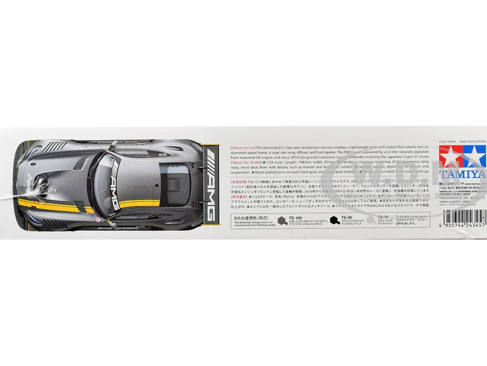 Model Kit Mercedes-AMG GT3 1/24 Scale Model by Tamiya