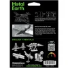 Model Kit Messerschmitt BF-109 Fighter Aircraft "German Luftwaffe" (Moderate Difficulty) Steel Model by Metal Earth