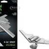 Model Kit Northrop Grumman B-2 Spirit Stealth Bomber Aircraft (Moderate Difficulty) Steel Model by Metal Earth