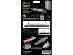 Model Kit RMS Titanic Ship (Moderate Difficulty) Steel Model by Metal Earth