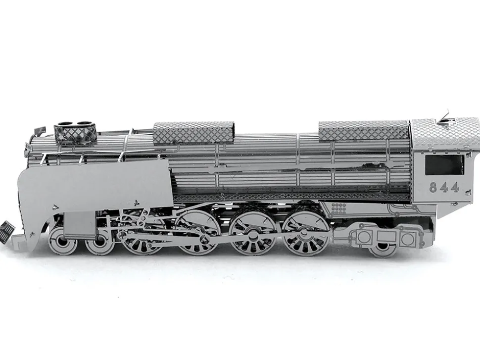 Model Kit Steam Locomotive #844 (Moderate Difficulty) Steel Model by Metal Earth