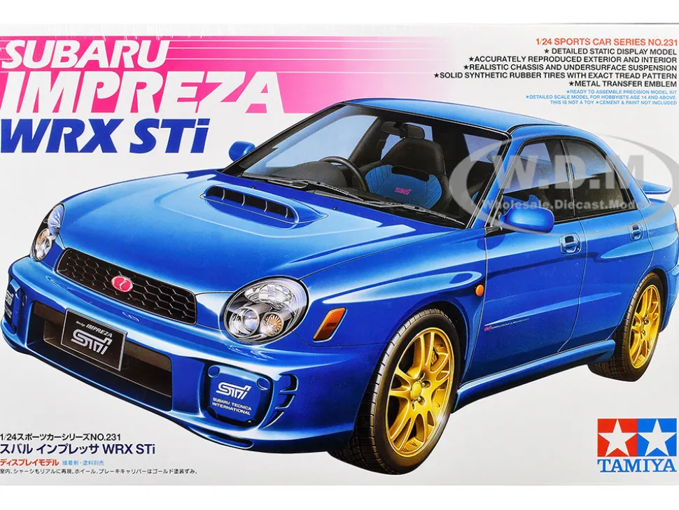 Model Kit Subaru Impreza WRX STi 1/24 Scale Model by Tamiya
