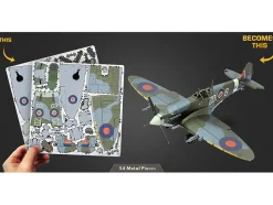 Model Kit Supermarine Spitfire Fighter Aircraft 