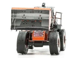 Model Kit Wheel Loader Orange and Black (Challenging Difficulty) Steel Model by Metal Earth