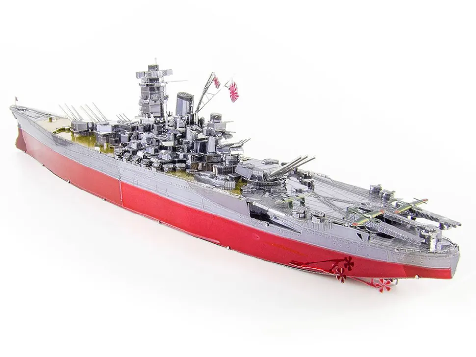 Model Kit Yamato Battleship "Imperial Japanese Navy" (Challenging Difficulty) Steel Model by Metal Earth
