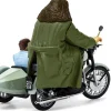Motorcycle and Sidecar Light Green with Harry and Hagrid Figures Harry Potter and the Deathly Hallows Part 1 2010 Movie Diecast Motorcycle Model by Corgi CC99727