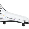 NASA Endeavour Space Shuttle White United States with Runway Section Diecast Model Airplane Runway24 RW005