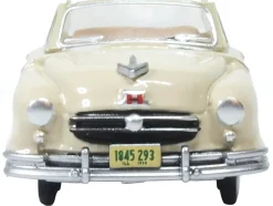 1950 Nash Rambler Custom Landau Convertible (Open) Champagne Ivory 1/87 (HO) Scale Diecast Model Car by Oxford Diecast