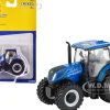 New Holland Genesis T7.270 PLM Tractor Blue "New Holland Agriculture" 1/64 Diecast Model by ERTL TOMY