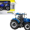 New Holland Genesis T7.300 PLM Tractor Blue "New Holland Agriculture - Prestige Collection" 1/64 Diecast Model by ERTL TOMY