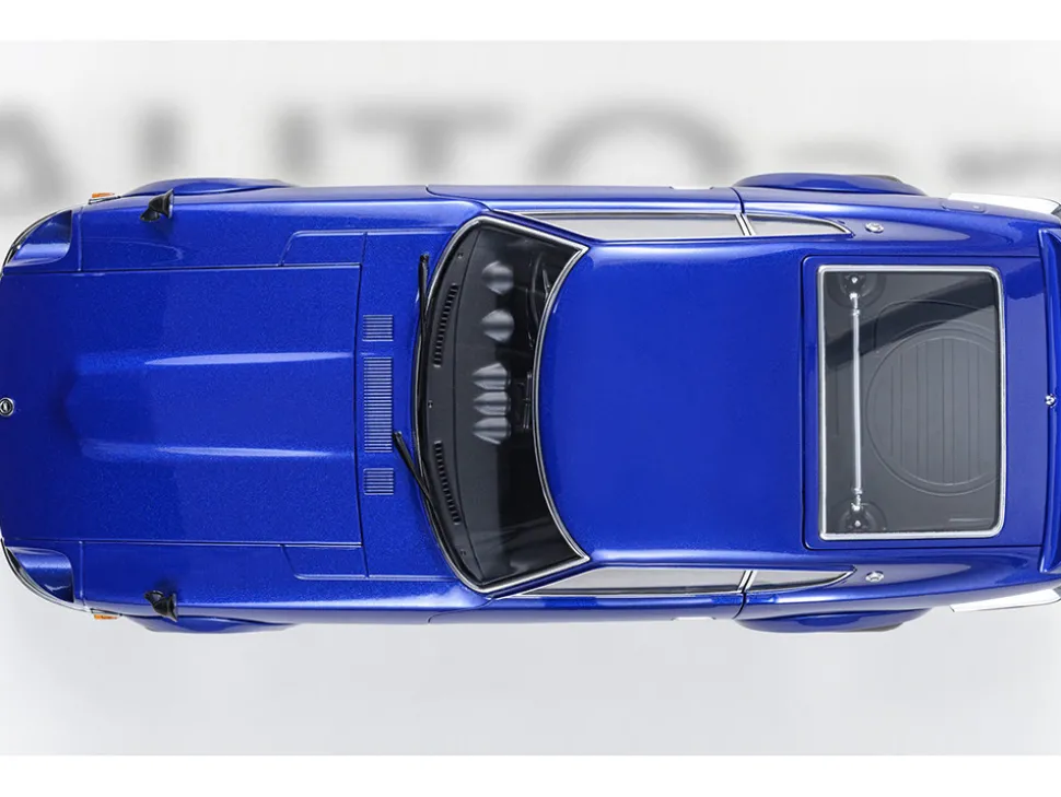 Nissan Fairlady Z RHD (Right Hand Drive) "Akuma No Z" Blue Metallic "Wangan Midnight - Comic #1 Version" Manga 1/18 Model Car by Autoart