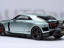 Nissan GT-R50 By ItalDesign Green Metallic and Black 1/18 Model Car by Autoart