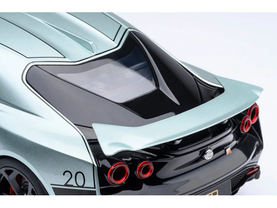 Nissan GT-R50 By ItalDesign Green Metallic and Black 1/18 Model Car by Autoart