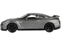 Nissan GT-R Nismo R35 CRS Version RHD (Right Hand Drive) Dark Metal Gray Metallic Limited Edition 1/64 Diecast Model Car by Mini GT