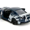 2009 Nissan GT-R (R35) Ben Sopra Dark Blue with Graphics "Godzilla" "Hollywood Rides" Series 1/32 Diecast Model Car by Jada